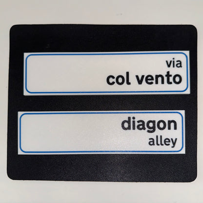 Cartello magnetico personalizzato